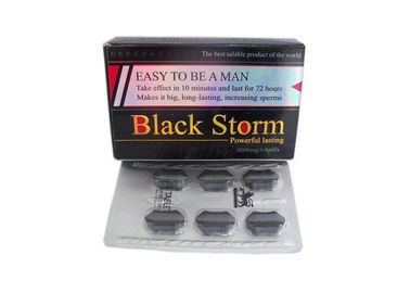 Black Storm 8000mg Herbal Enhancement Pills Male Erection Enhancer Capsule